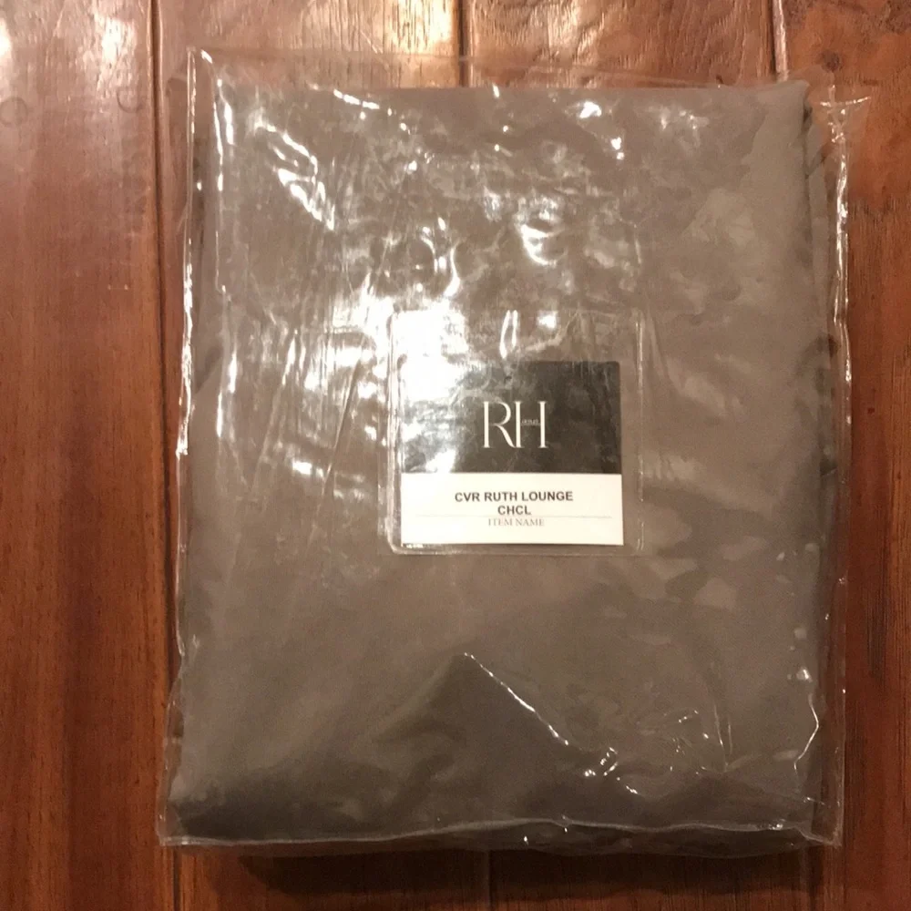 RH Restoration Hardware Rutherford Lounge Chair Cover Only in Charcoal